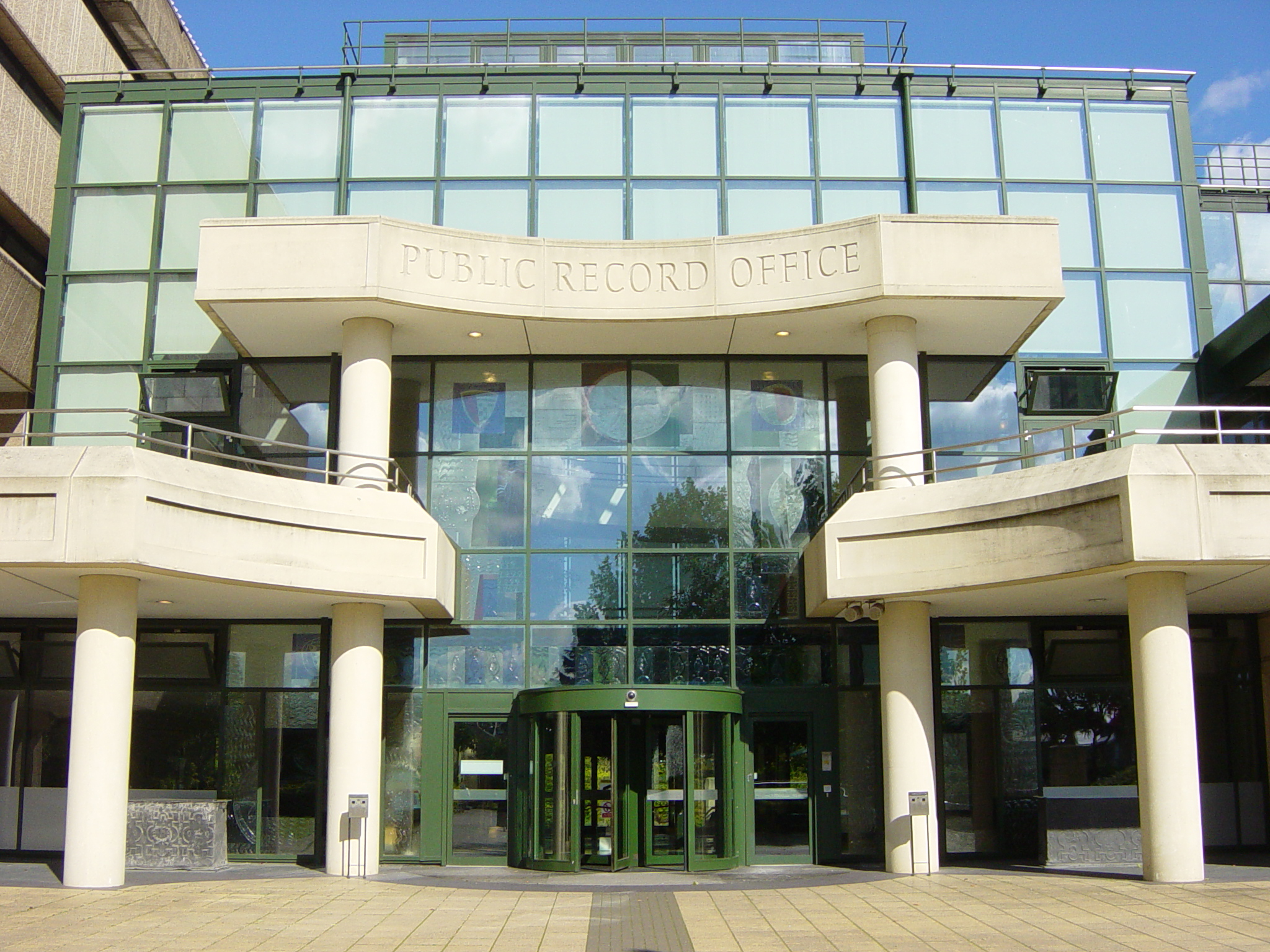 Public archives building representing records, documentation, and evidence organization
